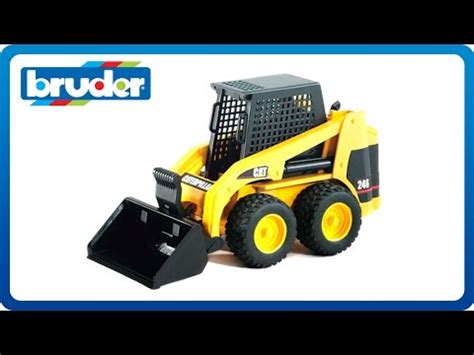 bruder skid steer youtube|bruder skid steer with attachments.